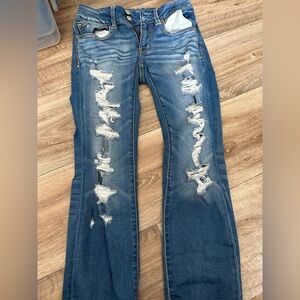 American eagle capri jeans